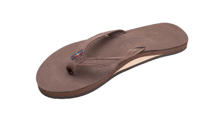 RAINBOW LADIES The Catalina - Single Layer Premier Leather Tapered Strap Expresso Desert Boot Utility Style  
