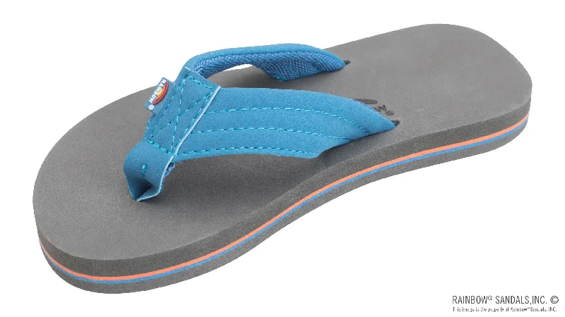 The Grombow - Soft Rubber Top Sole with 1" Strap and Pin line Glow - in - the - Dark Shoe Design  
