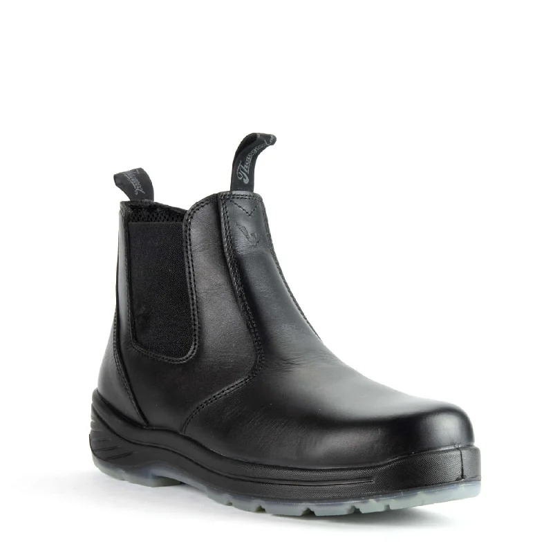 Thorogood 6″ Black Quick Release Station Boot Safety Toe 804-6134 Striped Shoe Style Thorogood 6″ Black Quick Release Station Boot Safety Toe 804-6134 Striped Shoe Style