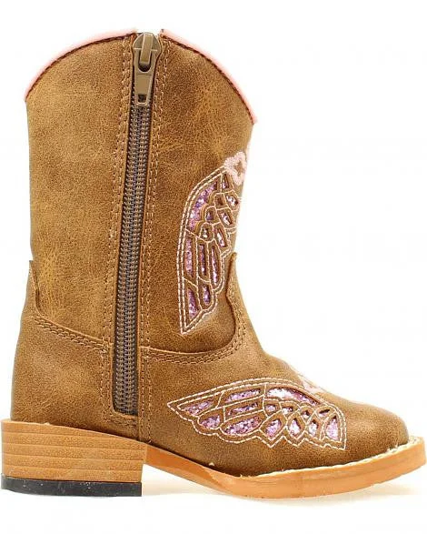 Toddler's Blazin' Roxx Cowgirl Boot Inflatable Shoe Look 