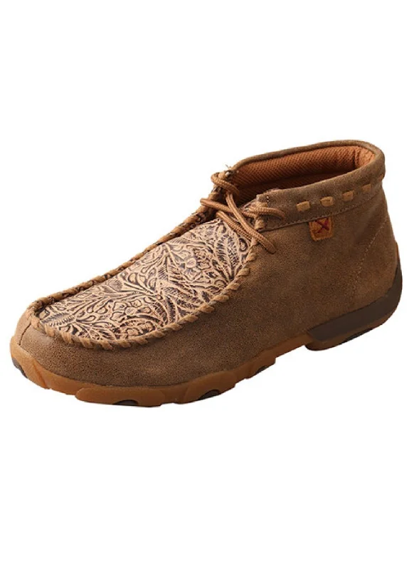 Twisted X Ladies Chukka Driving Moc WDM0080 Comfortable Derby Style  