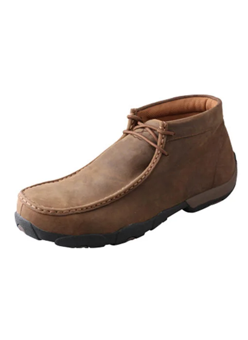 Twisted X Men’s Chukka Driving Moc Waterproof MDMW001 Quick - Dry Hiking Shoe Style   
