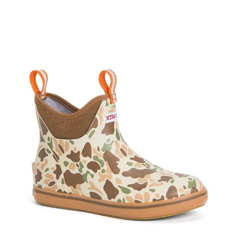 Xtratuf XMAB-DCAM Men's Ankle Deck - Boot Duck Camo/Tan Cowboy Boot Western Style  