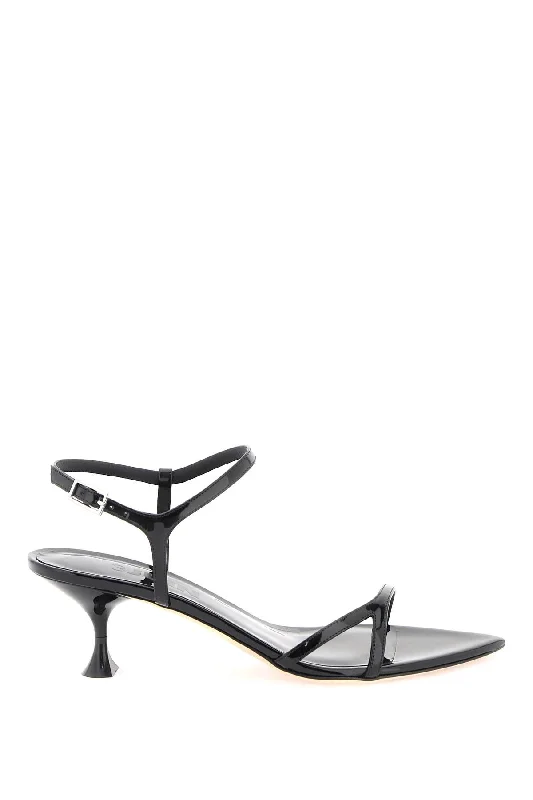 3Juin Women's  Patent Leather Sandals. Mod Oxford Design  
