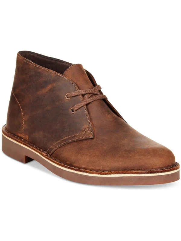 Acre Bridge Womens Suede Lace-Up Chukka Boots Leather Driving Shoe Style  