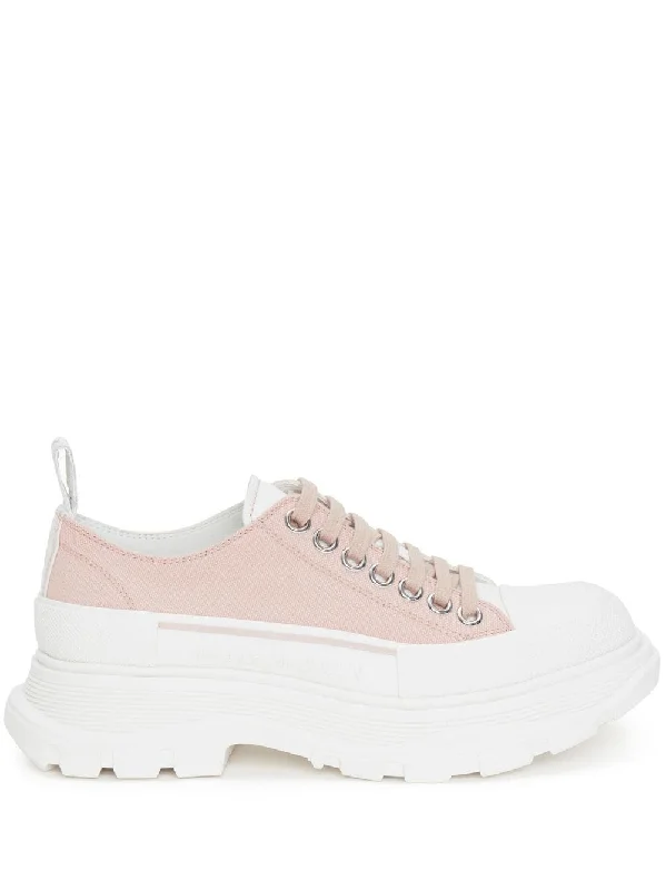 Alexander Mcqueen Women's Sneakers Powder Tassel Driving Shoe Look 