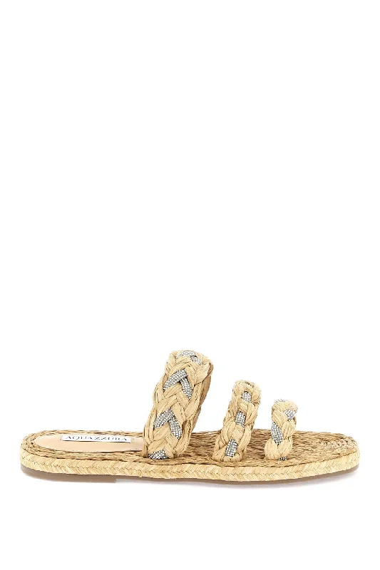 Aquazzura Women's Coastal Flat Esp Paisley Print Shoe Design  