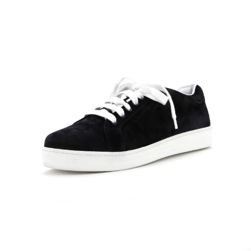 Avenue District Sneakers Suede Paisley Print Shoe Design  