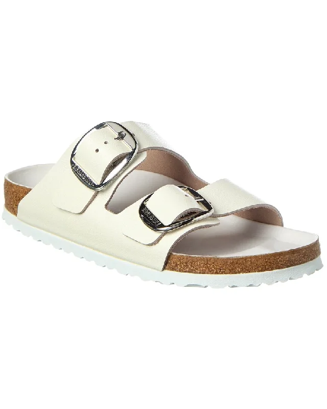 Birkenstock Arizona Big Buckle Narrow Leather Sandal Upcycled Shoe Look  