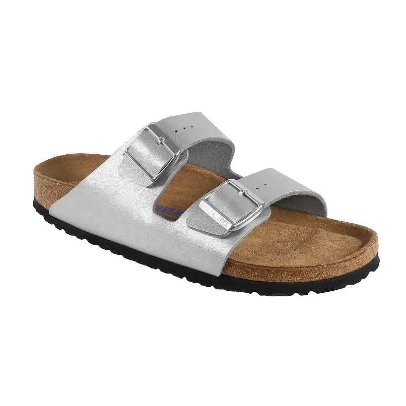 Birkenstock Arizona Soft Footbed Birko-Flor Sandals Two - Tone Shoe Design  