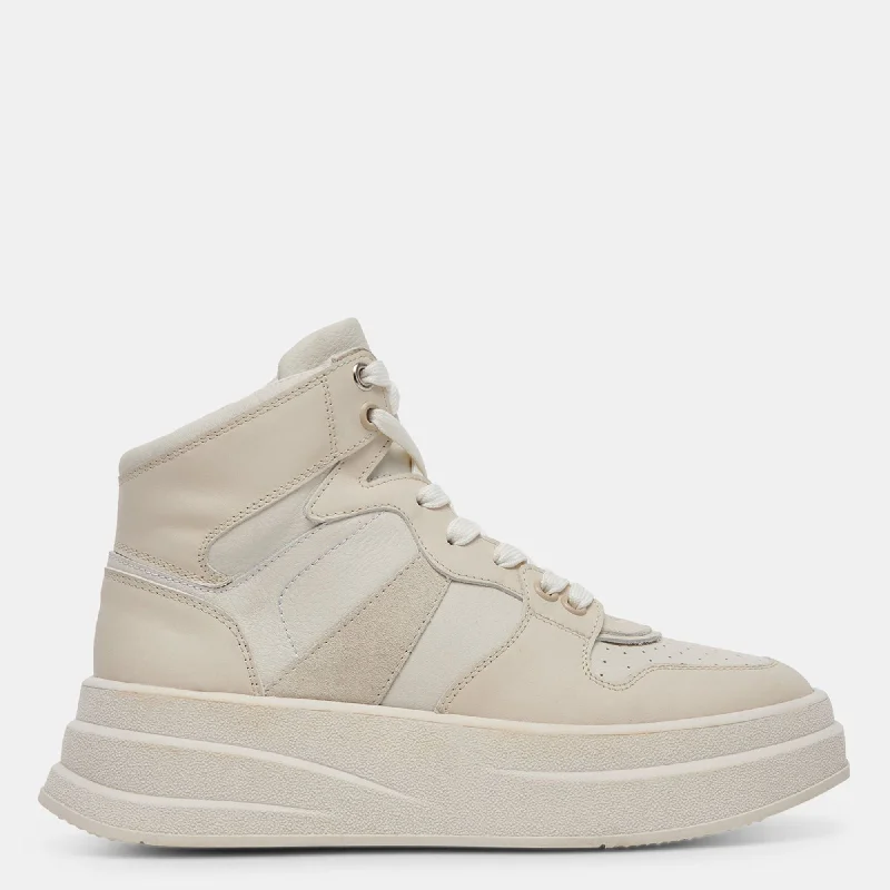 Brax Sneaker Ivory Leather Sustainable Shoe Design  