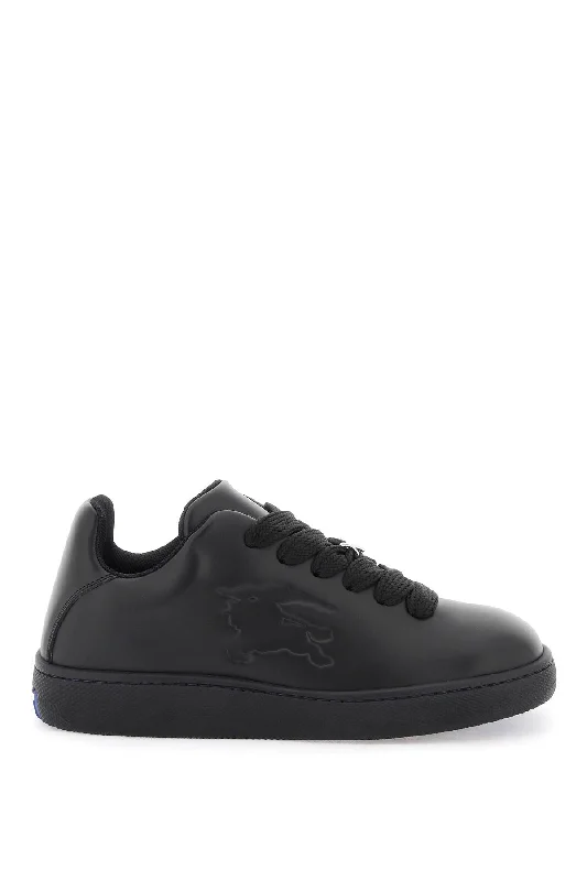 Burberry Leather Sneaker Storage Box Business Monk Strap Style  