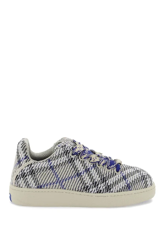Burberry Sneaker Box With Check Processing Artisan - Crafted Loafer Style  