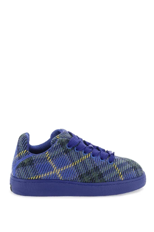 Burberry Sneakers Box With Check Processing Suede Desert Boot 
