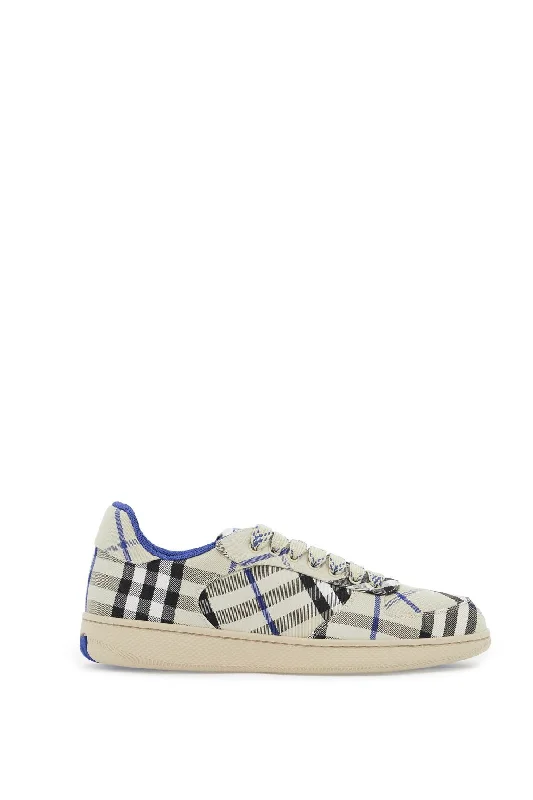 Burberry Terrace Check Sneakers Striped Shoe Style  