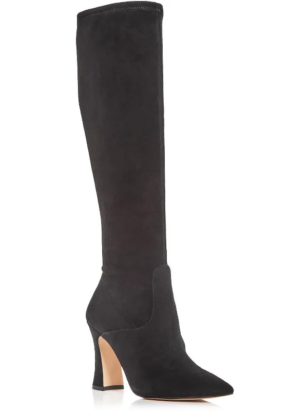 Cece Womens Suede Knee-High Boots Victorian - Era Boot Style  