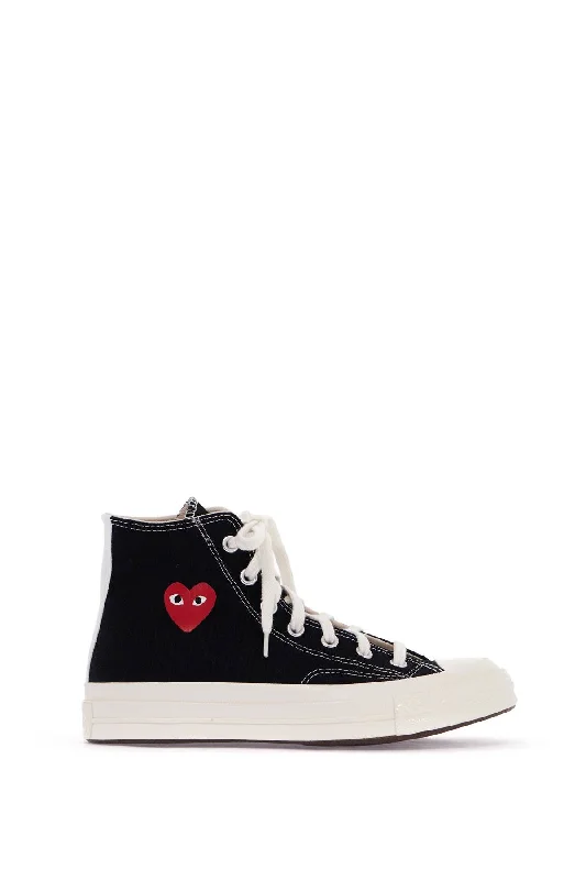 Comme Des Garcons Play Comme Des Garçons Play X Converse Sneakers Hi-Top 70 Chuck Metallic Trim Shoe Design  