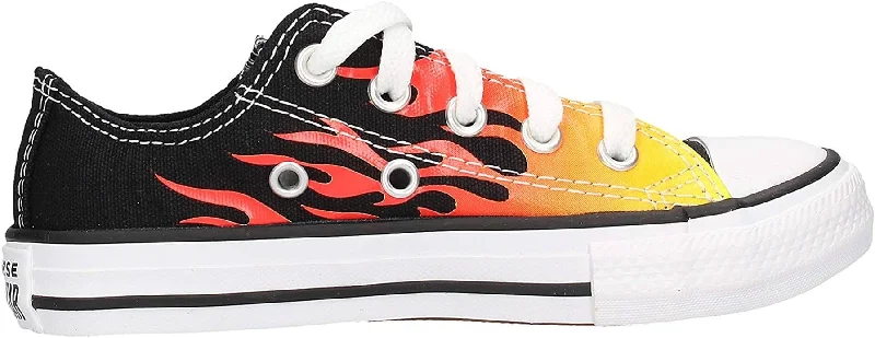 Converse Chuck Taylor All Star OX Kids' Black Textile Low Sneakers Memory - Foam Slipper Look Converse Chuck Taylor All Star OX Kids' Black Textile Low Sneakers Memory - Foam Slipper Look