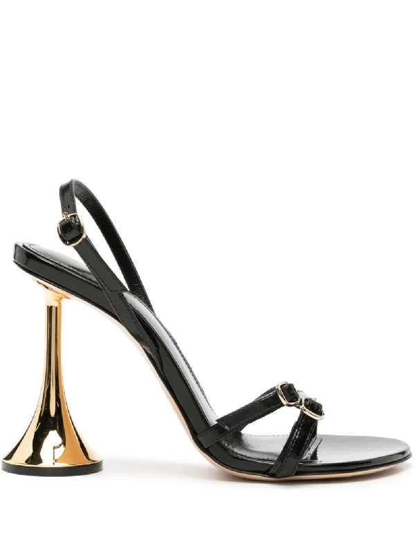 Coperni Women's Sandals Metallic Trim Shoe Design  