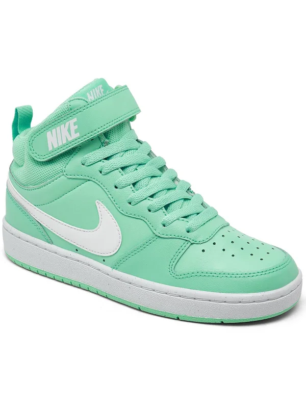 Court Borough Mid 2 Girls Gym Fitness Basketbal Shoes Smart - Shoe Functionality Style  