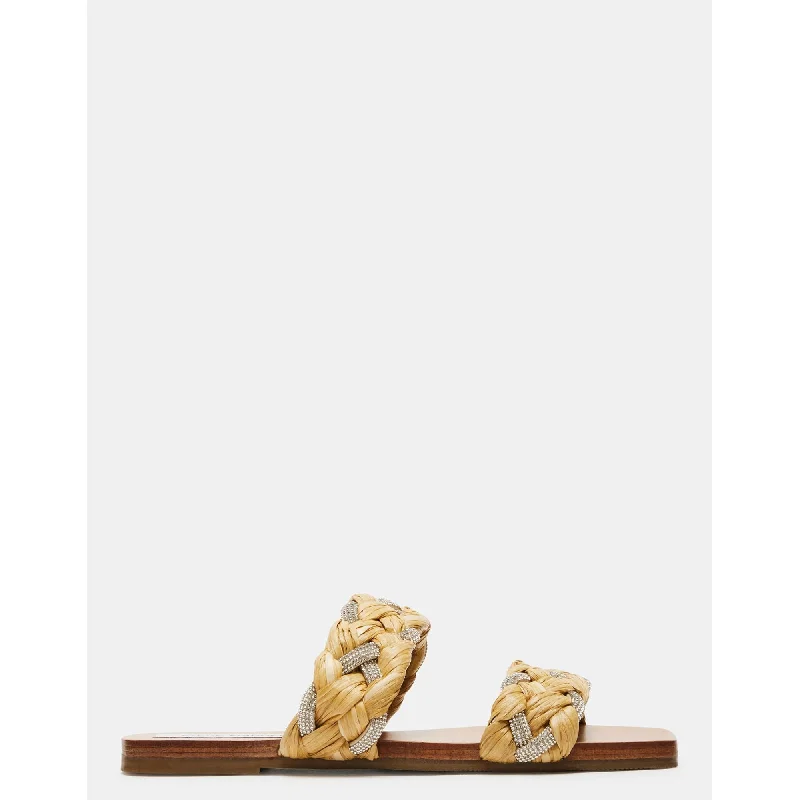 DIAMOND RAFFIA Memory - Foam Slipper Look  