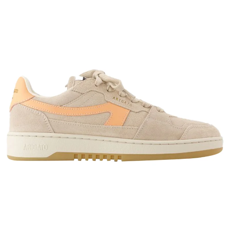 Dice A Sneakers - Axel Arigato - Leather - Beige/Orange Open - Lacing Derby Look  