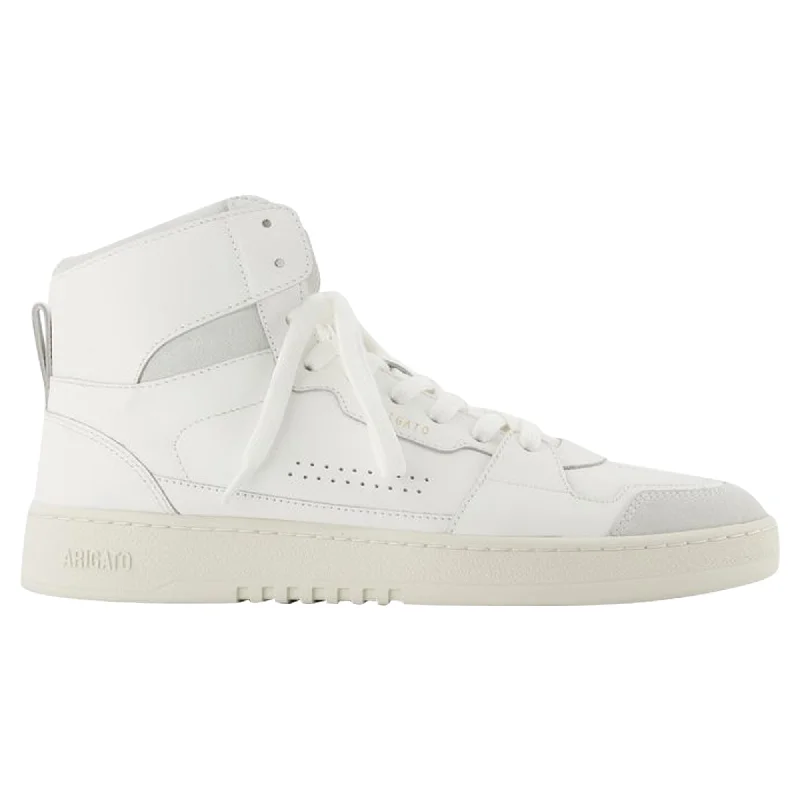 Dice Hi Sneakers in Grey Leather Moccasin Soft - Sole Style  