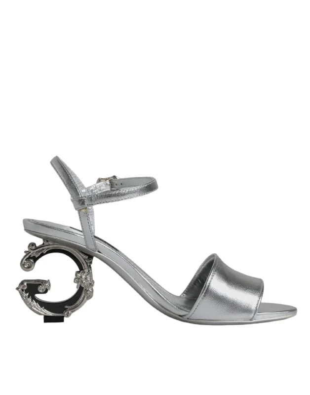 Dolce & Gabbana  KEIRA Heels Ankle Strap Sandals Women's Shoes Retro Basketball Sneaker Design  