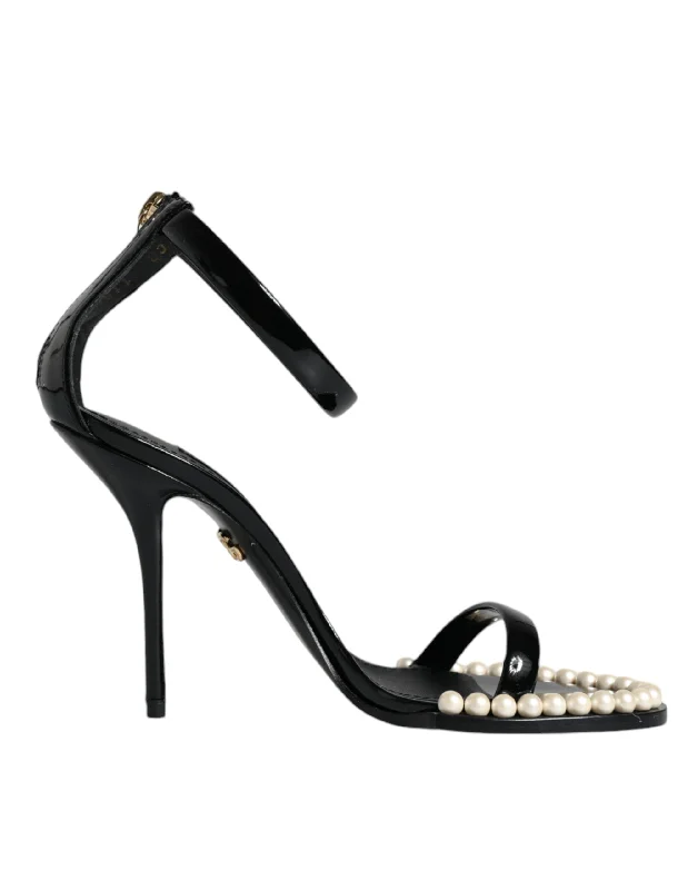 Dolce & Gabbana Keira Leather Faux ivory Sandals Heels Women's Shoes Paisley Print Shoe Design Dolce & Gabbana Keira Leather Faux ivory Sandals Heels Women's Shoes Paisley Print Shoe Design