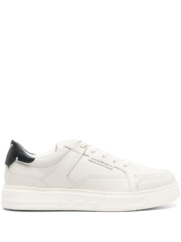 Emporio Armani Men's Sneakers Patchwork Shoe Aesthetic  