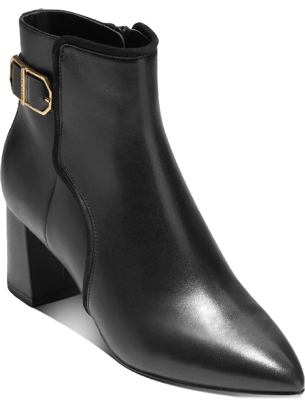 Ettie Womens Pointed Toe Casual Ankle Boots Tech - Inspired Sneaker Look  