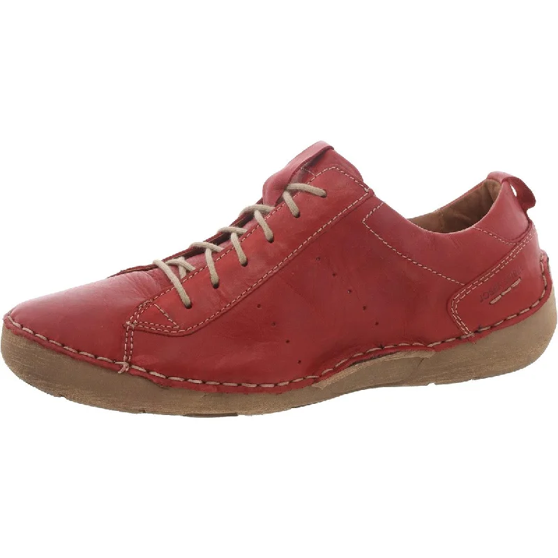 Fergey Womens Lace Up Flat Casual And Fashion Sneakers Two - Tone Shoe Design  