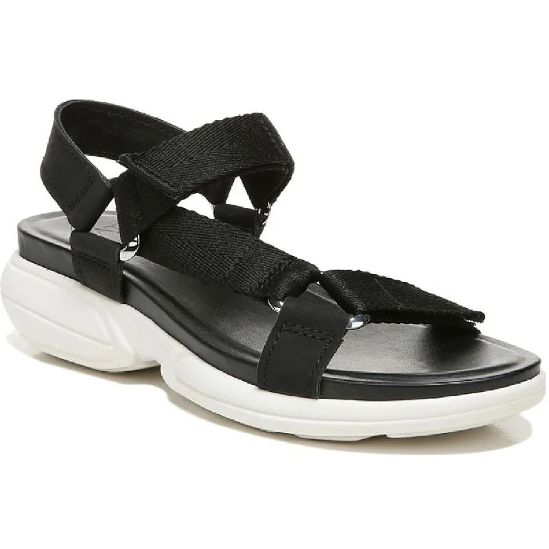 Flores Womens Cushioned Footbed Slingback Sport Sandals Comfortable Derby Style  