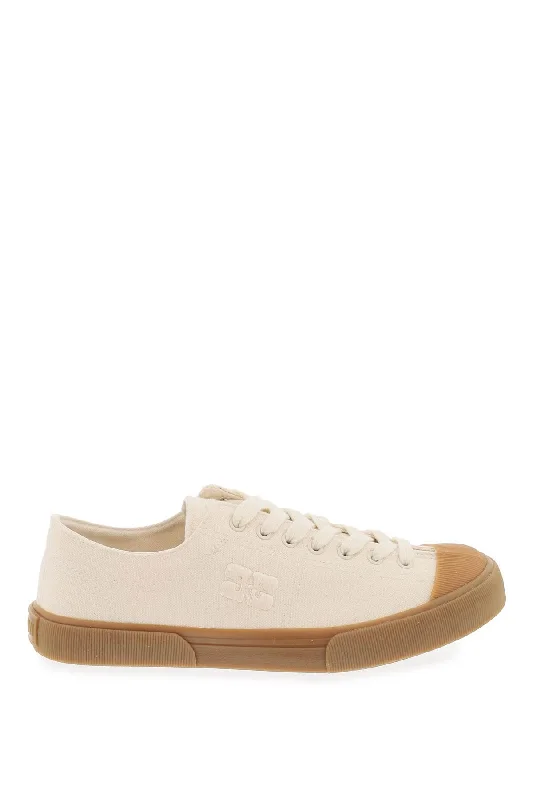 Ganni Classic Low Top Sneaker Monochromatic Shoe Look  