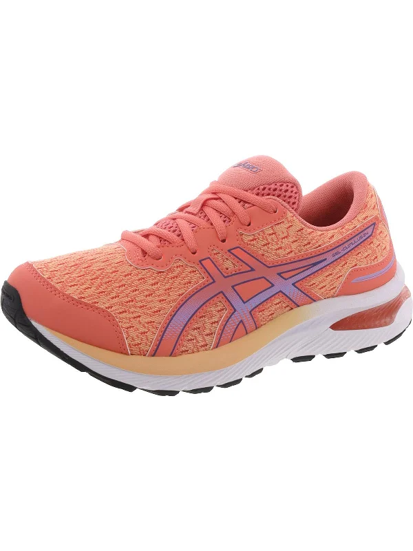 GEL-Cumulus 24 GS Girls Lace-Up Padded Insole Running Shoes Moccasin Soft - Sole Style  
