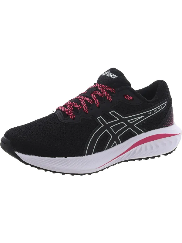 GEL-Excite 10 GS Girls Lace-Up Padded Insole Running Shoes Glow - in - the - Dark Shoe Design  