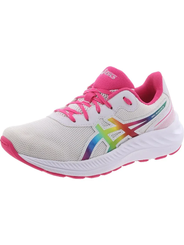 Gel-Excite 9 GS Girls Lace-Up Padded Insole Running Shoes Leather Driving Shoe Style Gel-Excite 9 GS Girls Lace-Up Padded Insole Running Shoes Leather Driving Shoe Style