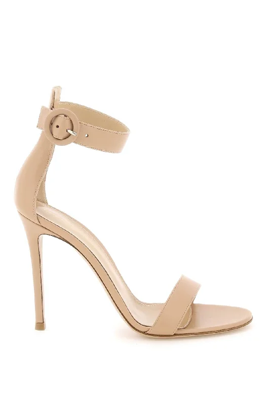 Gianvito Rossi Women's Portofino Sandals Athleisure Derby Style  