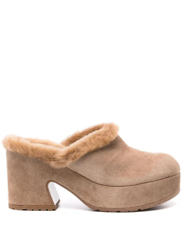 Gianvito Rossi Women's Sandals Camel Single - Buckle Monk Look  
