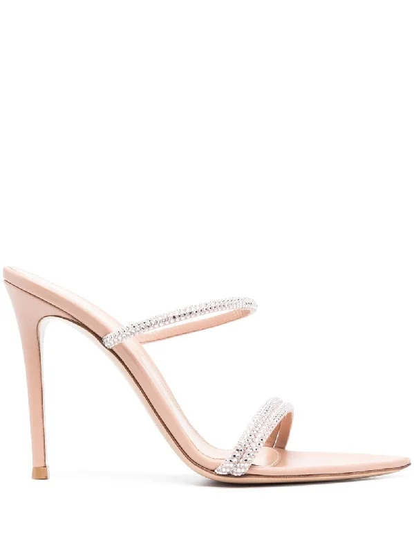 Gianvito Rossi Women's Sandals Powder Vintage Oxford Appeal 