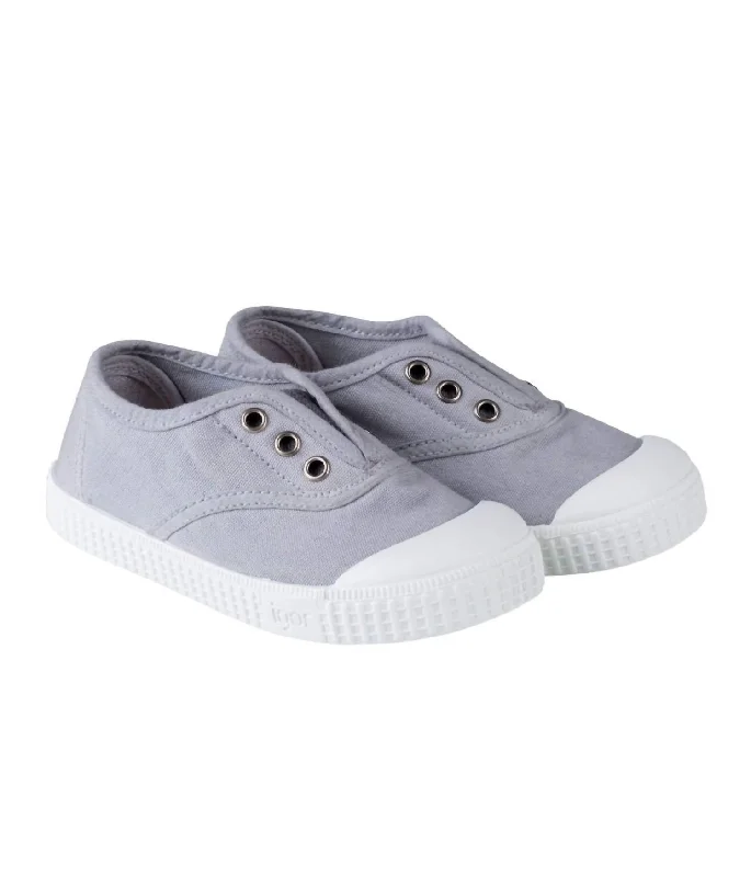 Girl's Berri Shoes In Gray Camouflage Print Boot Style  