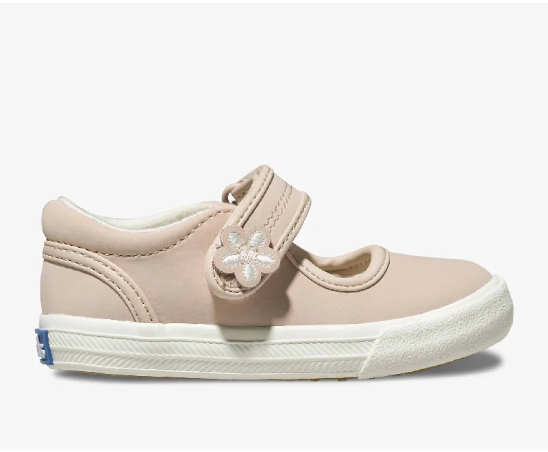 Girls Ella Mary Jane Shoes In Pink Edwardian Shoe Look  