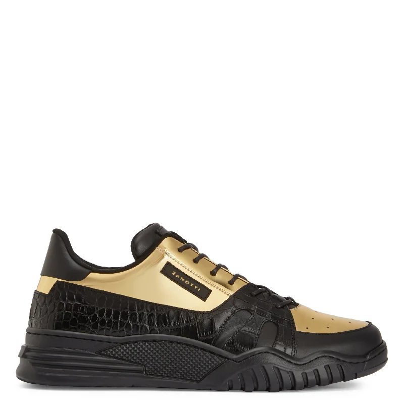 Giuseppe Zanotti Talon Jr. Distressed Leather Shoe Style  