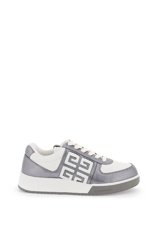 Givenchy Laminated Leather G4 Sneakers Performance Running Sneaker Look  