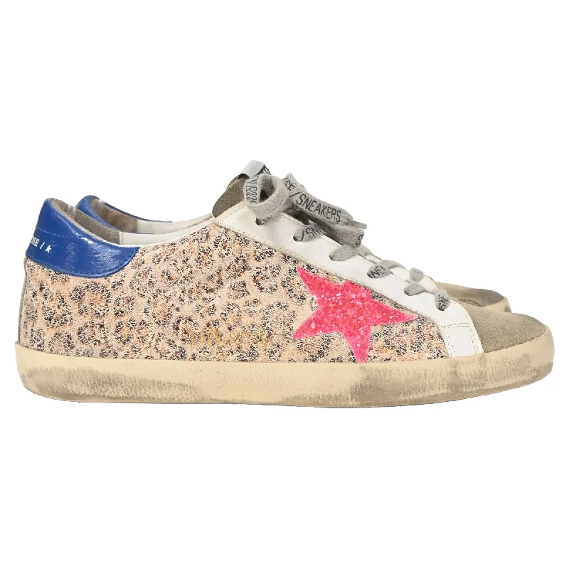 Golden Goose Deluxe Panelled Sneakers in Multicolor Leather Leather Driving Shoe Style Golden Goose Deluxe Panelled Sneakers in Multicolor Leather Leather Driving Shoe Style