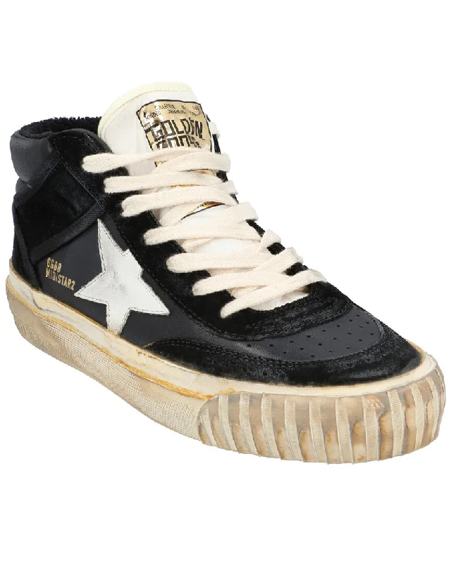 Golden Goose Mid Star Leather Sneaker Patchwork Shoe Aesthetic  
