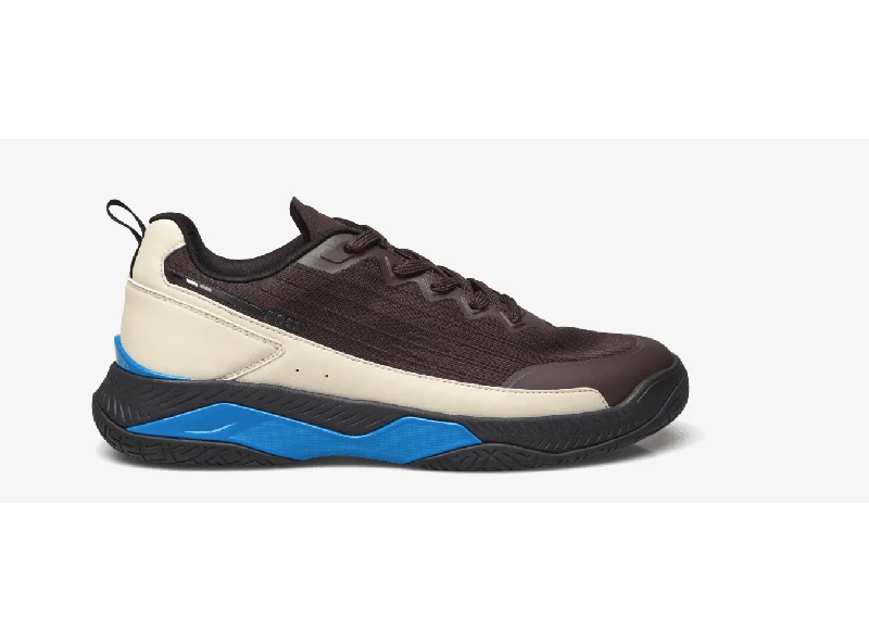 Hugo Boss Men's Courtside Tennis Shoe, Open Brown Embroidered Cowboy Boot Design  