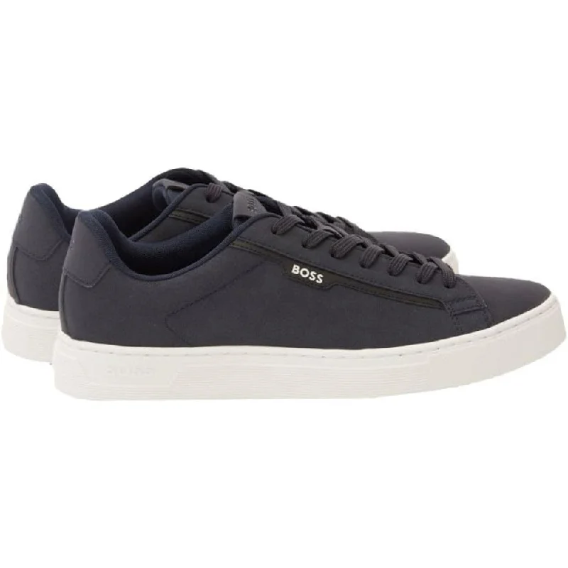 Hugo Boss Men's Rhys Cupsole Tennis Sneaker, Dark Blue Waterproof Hiking Boot Design Hugo Boss Men's Rhys Cupsole Tennis Sneaker, Dark Blue Waterproof Hiking Boot Design