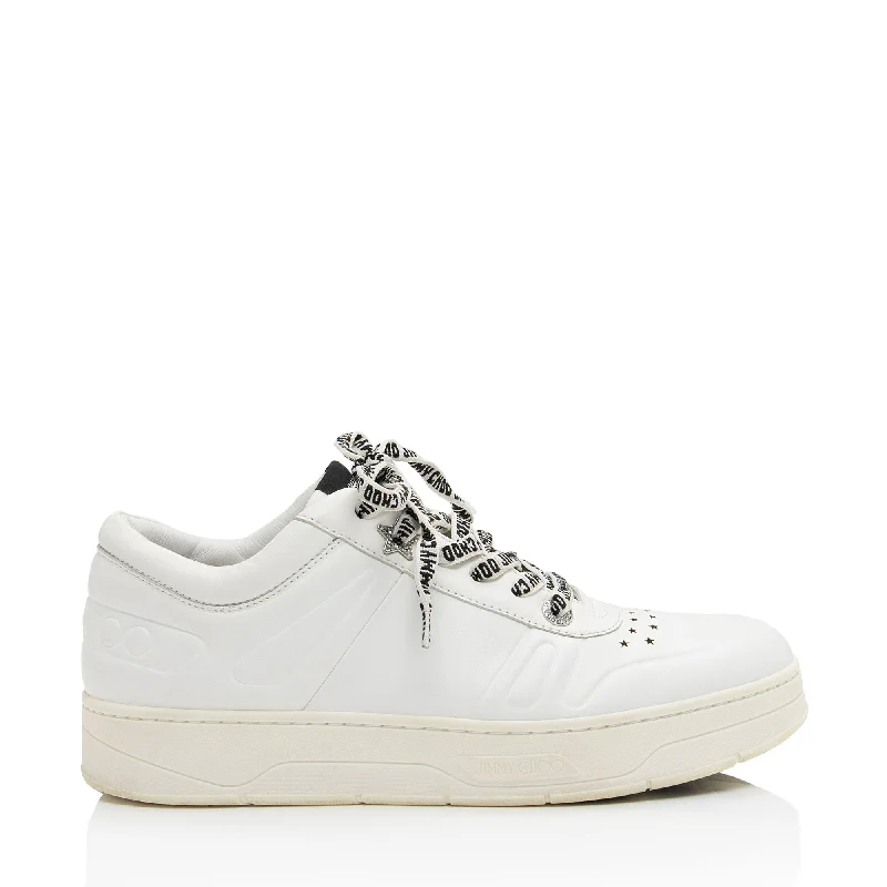 Jimmy Choo Calfskin Hawaii Sneakers Tech - Inspired Sneaker Look  