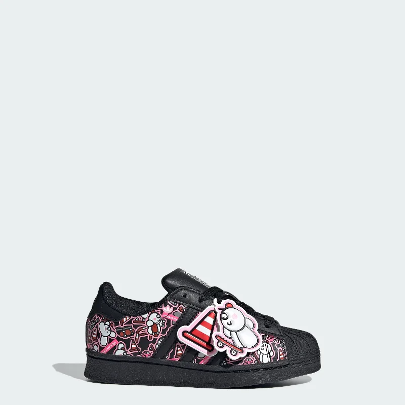 Kids' adidas adidas Originals x James Jarvis Superstar Shoes Kids Checkered Shoe Pattern Look Kids' adidas adidas Originals x James Jarvis Superstar Shoes Kids Checkered Shoe Pattern Look